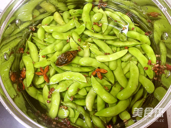 北京煮毛豆的步骤
