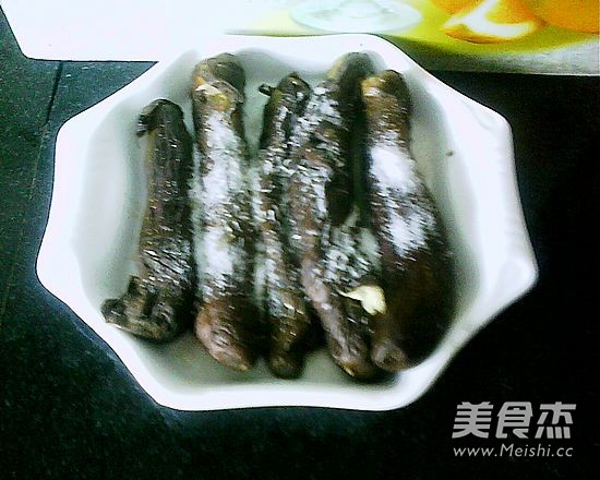 盐渍茄子的步骤