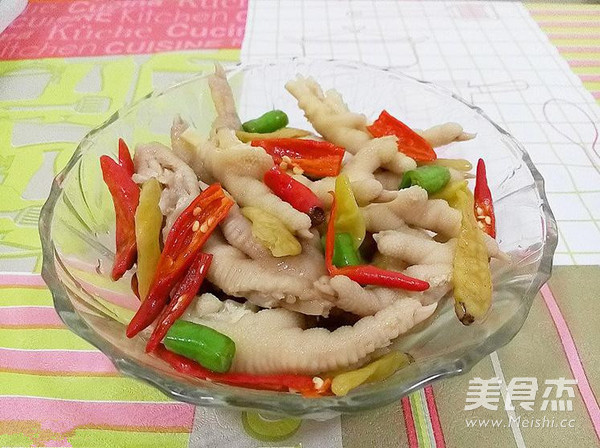 重庆泡椒凤爪成品图