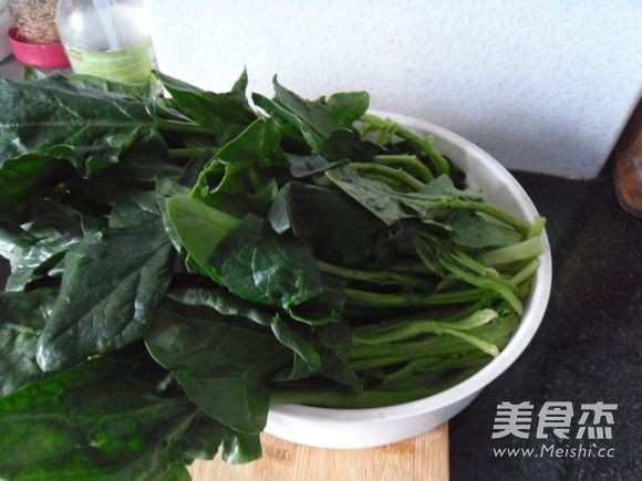 芝麻菠菜墩的步骤