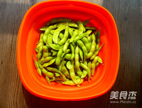 北京煮毛豆的步骤