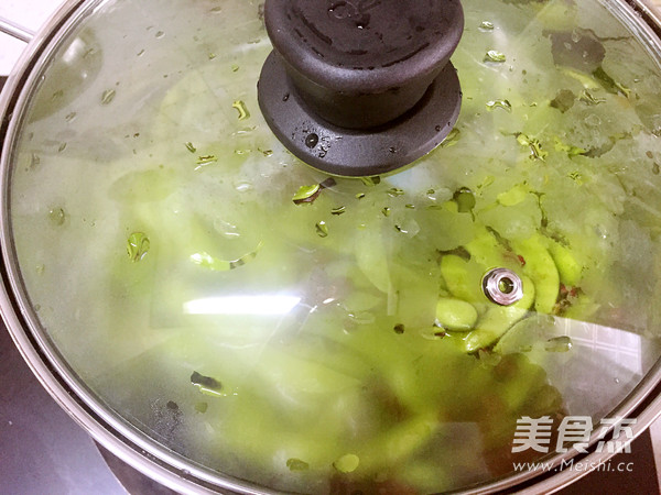 北京煮毛豆的步骤