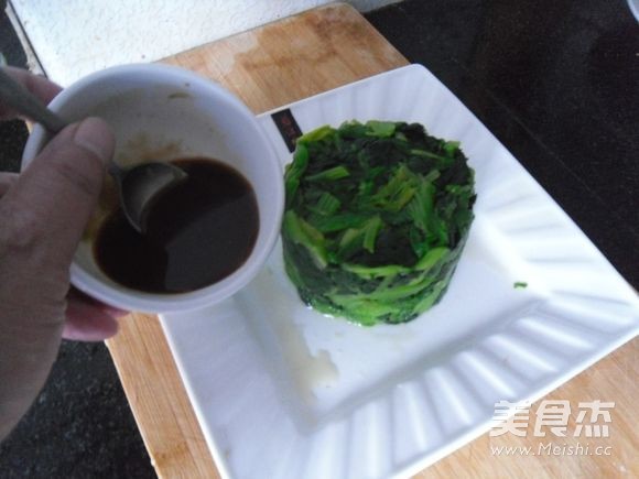 芝麻菠菜墩的步骤
