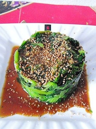 芝麻菠菜墩的做法