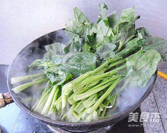 香醋菠菜的步骤