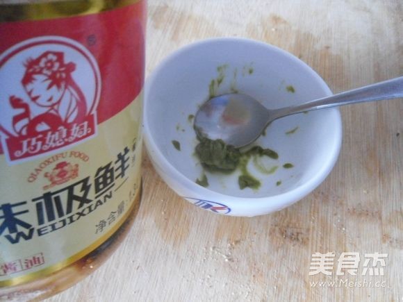 芝麻菠菜墩的步骤