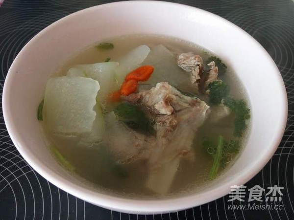 羊排冬瓜汤成品图