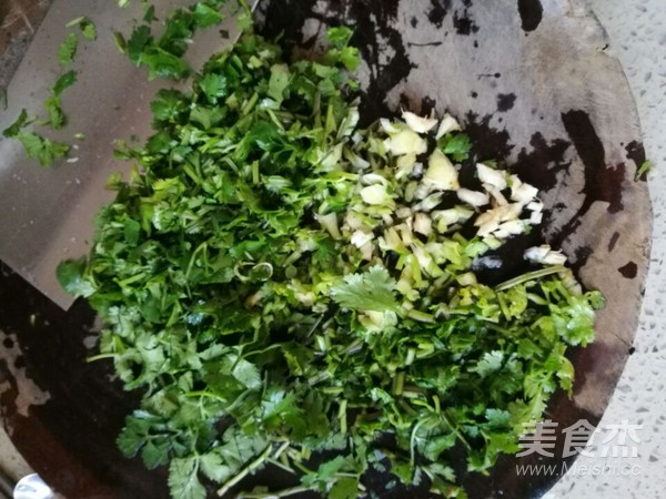 香菜蛋花汤的步骤