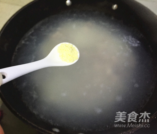 豌豆瘦肉粥的步骤