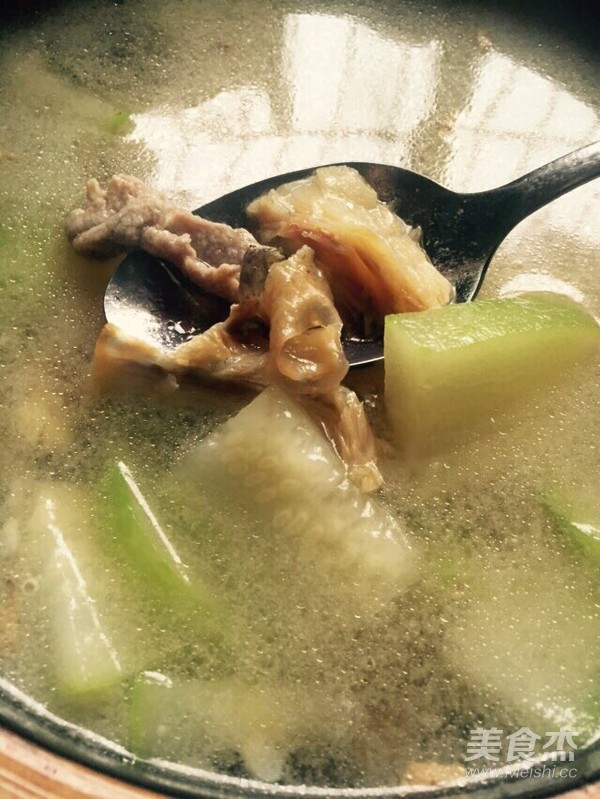 柴鱼节瓜肉片汤成品图