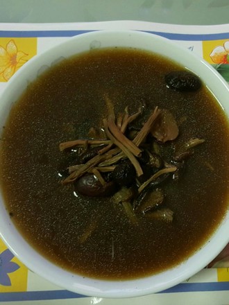 茶树菇乌鸡汤的做法