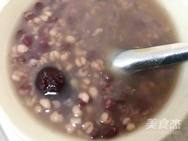 薏仁红豆粥成品图