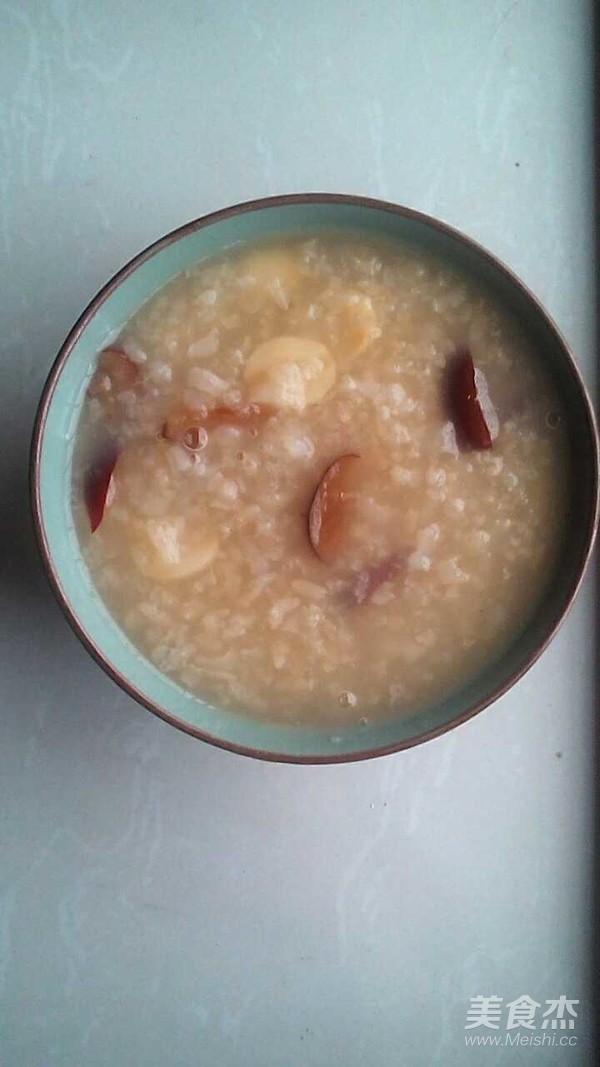 红枣莲子粥成品图