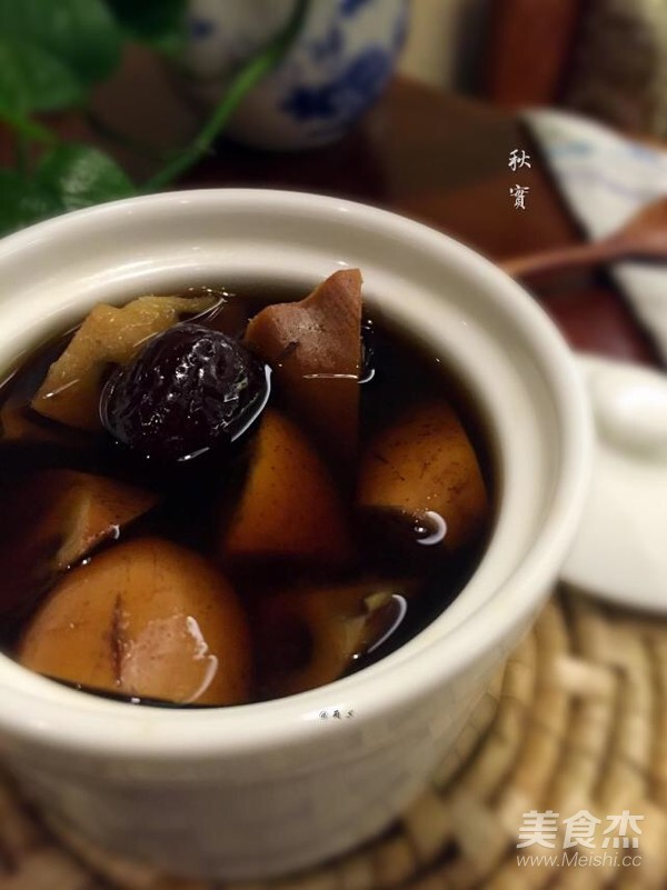 红枣莲藕汤成品图