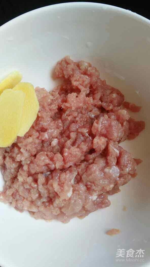 肉末鸭蛋汤的步骤