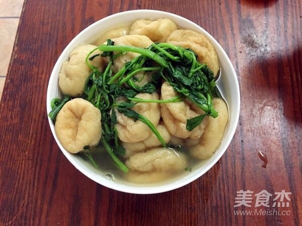 西洋菜鱼饼汤成品图