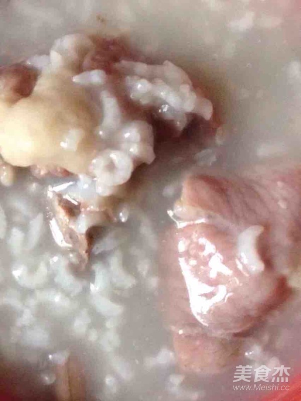 咸骨粥的步骤