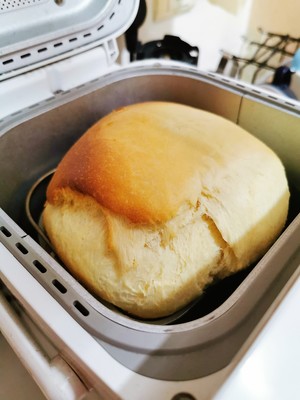 面包机做北海道吐司的做法 步骤5