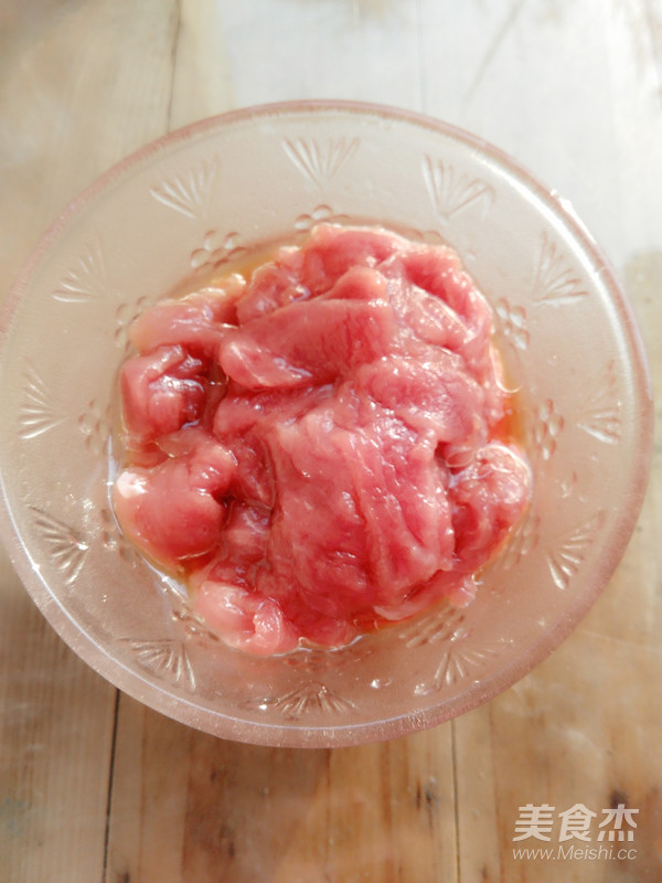 油麦菜瘦肉粥的步骤