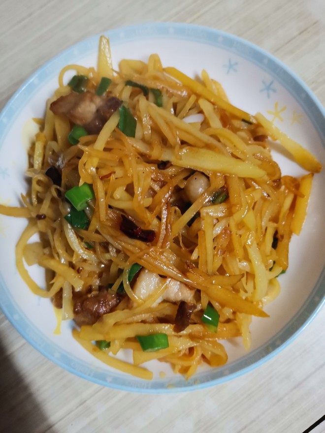 家常土豆丝的做法