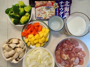 暖暖的日式奶油炖菜的做法 步骤2