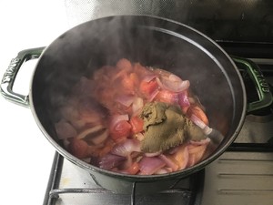 staub铸铁锅咖喱炖菜的做法 步骤7