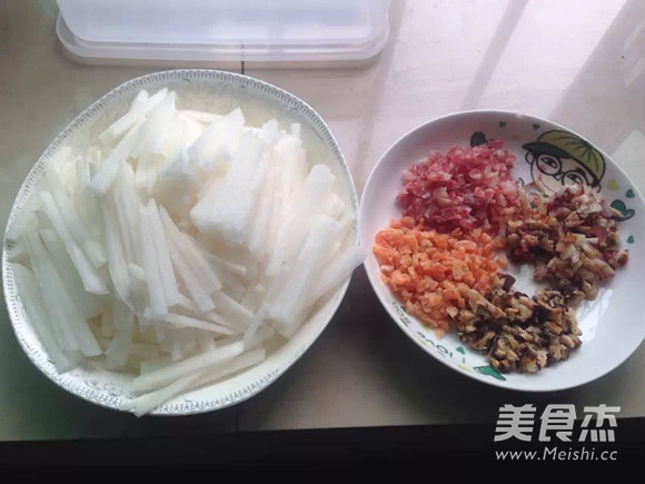 广式萝卜糕的步骤