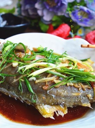 广东清蒸金鲳鱼的做法
