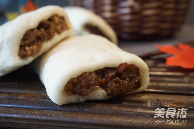 肉香糯米卷成品图