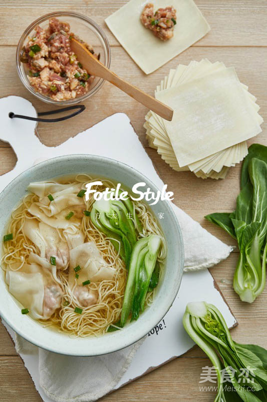 广东云吞面成品图