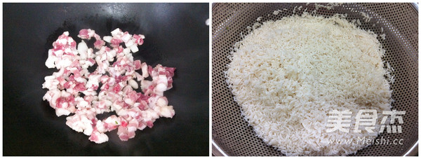 广东腊味糯米饭的步骤