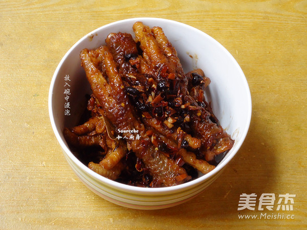 虎皮蒸凤爪的步骤