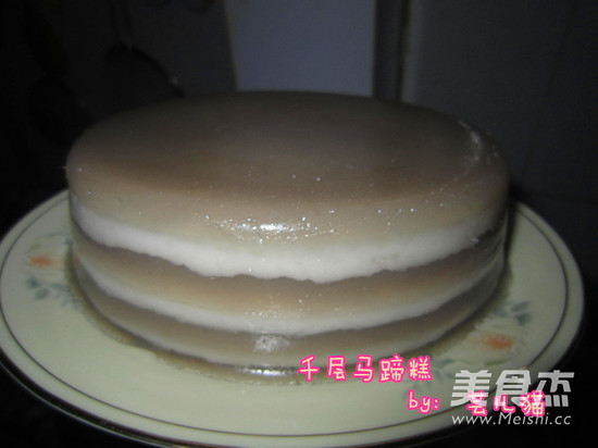 千层马蹄糕的步骤