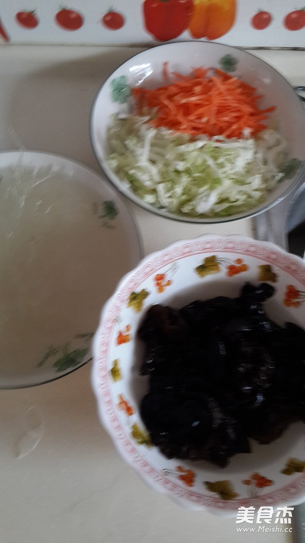 广东素春卷的步骤