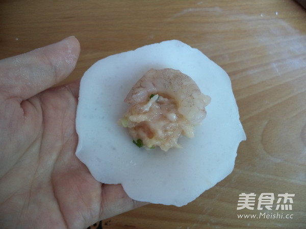 招牌虾饺的步骤