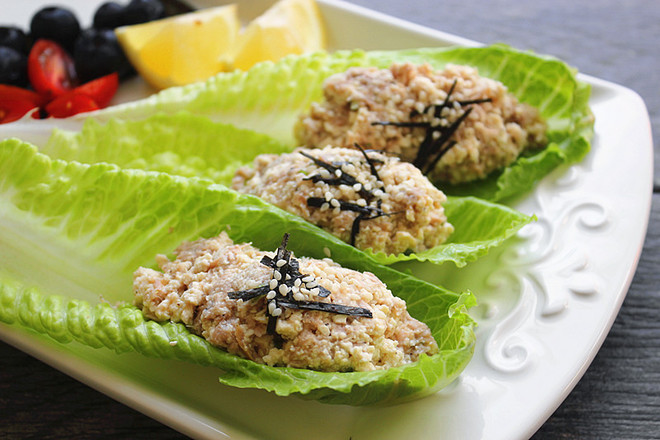 【健康三餐】金枪鱼豆腐沙拉的做法