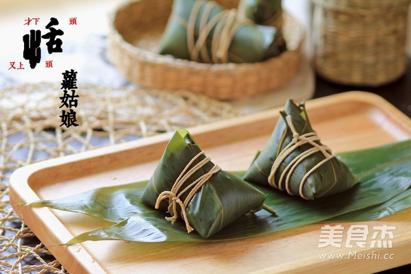 蜜枣粽子成品图