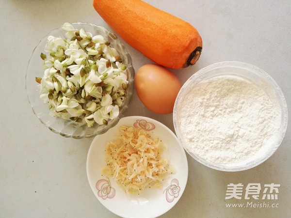 槐花饼的步骤