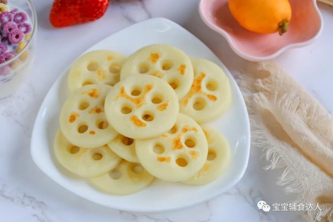 山药纽扣饼【宝宝辅食】的做法