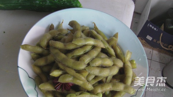 山东盐水煮豆荚成品图