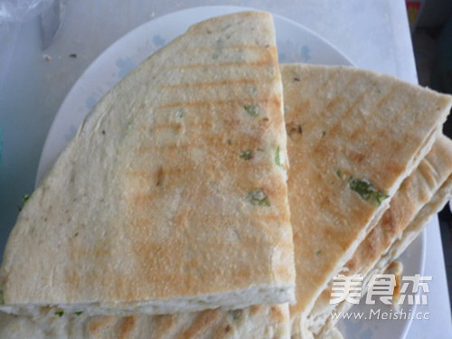 山东发面葱油饼成品图