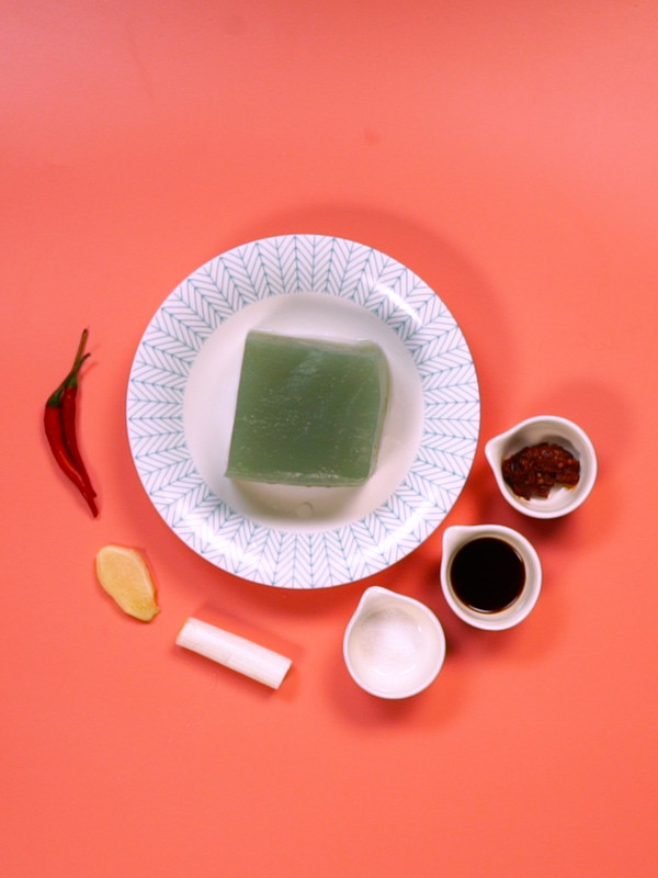 炒凉粉的步骤