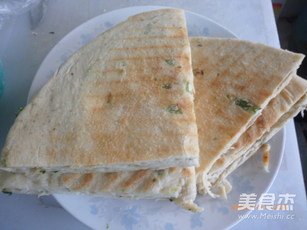 山东发面葱油饼的步骤