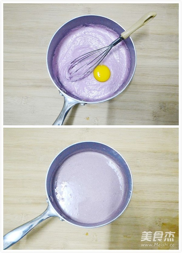 紫薯奶酪水晶慕斯的步骤