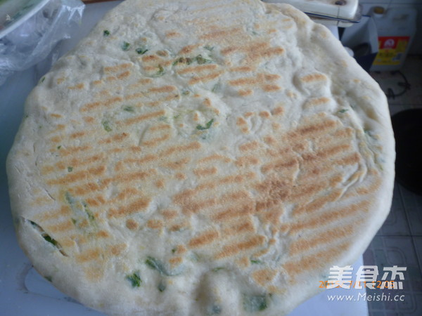 山东发面葱油饼的步骤