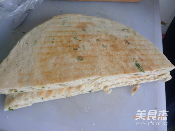 山东发面葱油饼的步骤