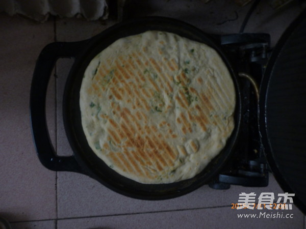山东发面葱油饼的步骤