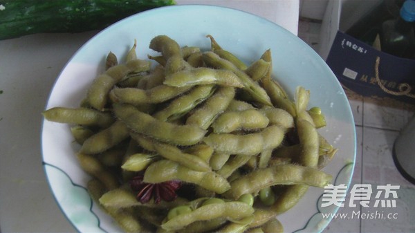 山东盐水煮豆荚成品图