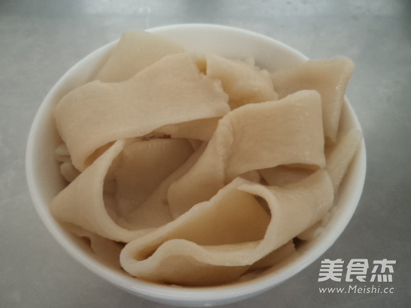 陕西裤带面的步骤