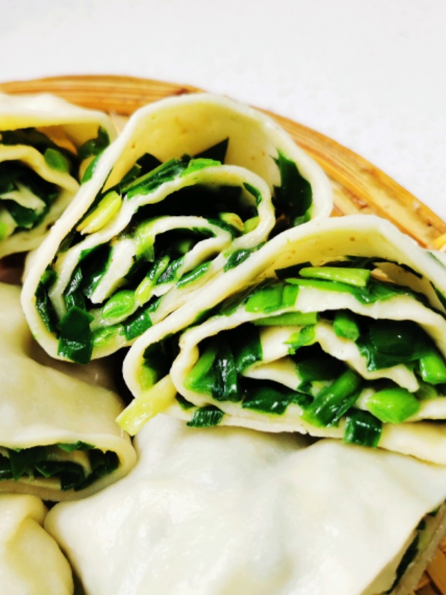 陕西地方特色小吃——韭菜卷的做法